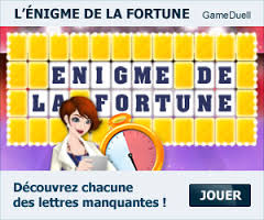 Enigme de la Fortune Gameduell : 10€ gratuits
