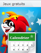Icone calendrier des jeux gratuits